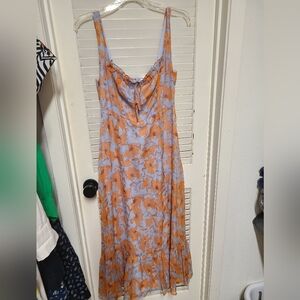 ASTR The Label Floral Midi Dress